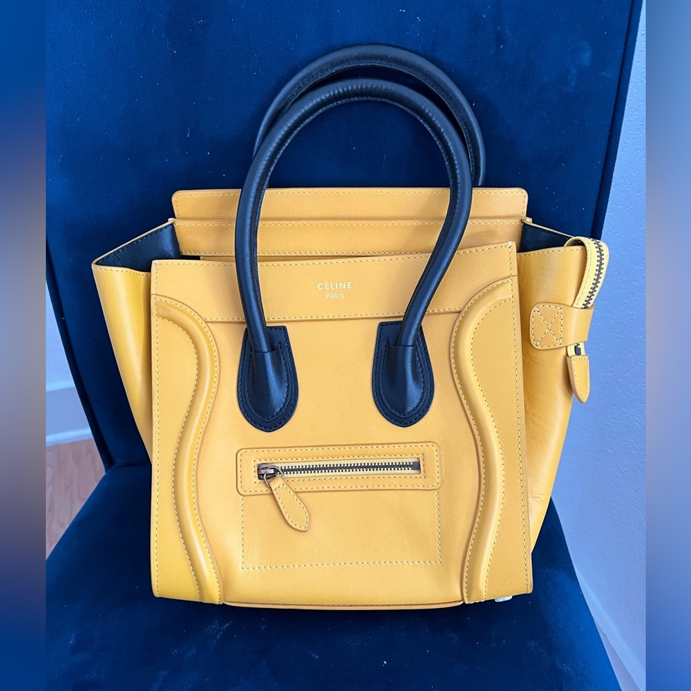 Celine Yellow Handbag
